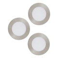 Eglo 98632 - SET 3x LED-Einbauleuchte FUEVA 3xLED/5W/230V Ø 12 cm