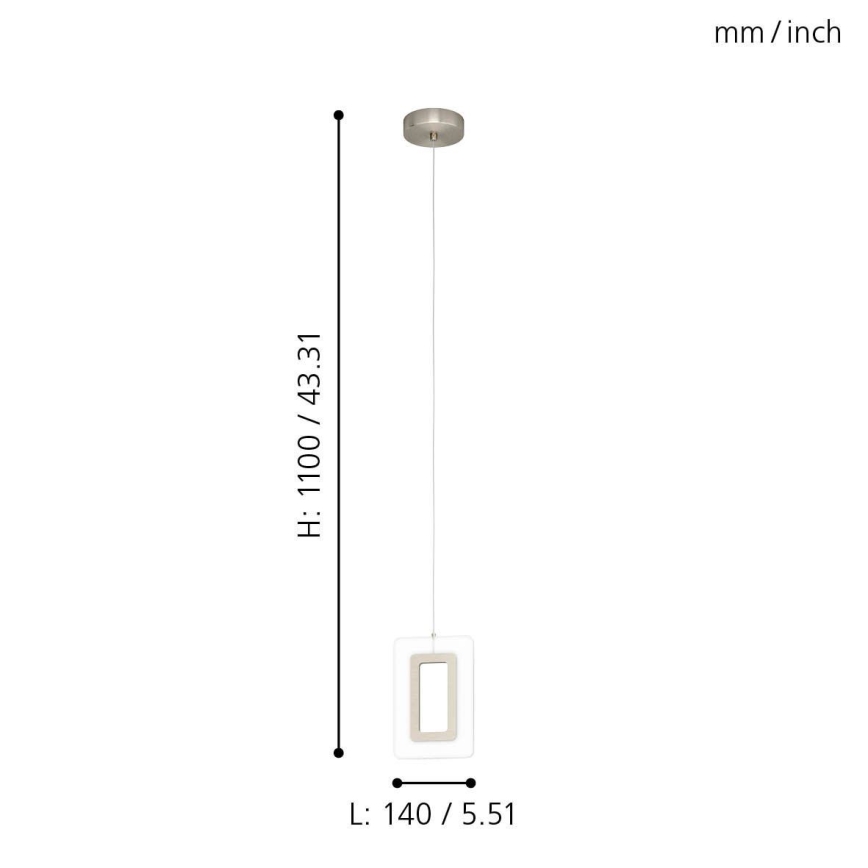 Eglo - LED Hängeleuchte LED/5,4W/230V