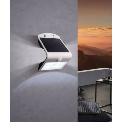 Eglo - LED-Solarleuchte mit Sensor LED/3,2 W/3,7 V 2000 mAh IP54