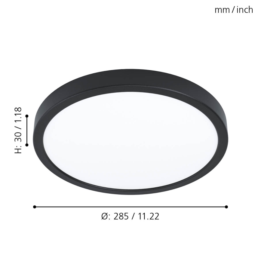 Eglo - LED-dimmbare Deckenleuchte LED/20W/230V Ø 28,5 cm