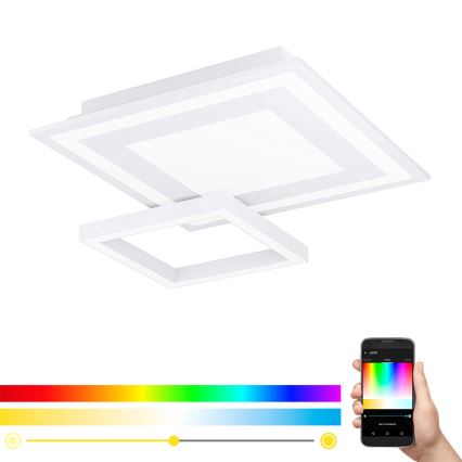 Eglo - LED RGB dimmbare Deckenleuchte SAVATAEILA-C LED/20W/230V