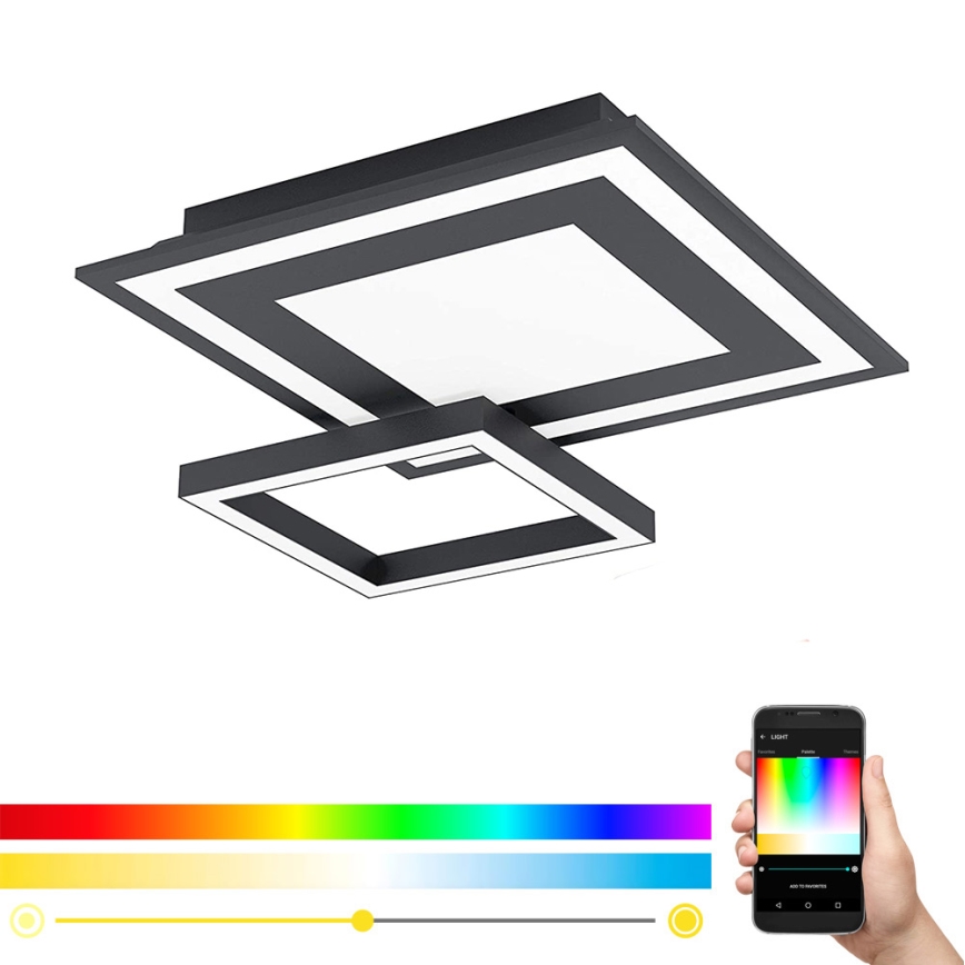 Eglo - LED RGB dimmbare Deckenleuchte SAVATAEILA-C LED/20W/230V