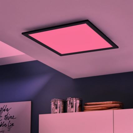 Eglo - LED RGB dimmbare Deckenleuchte SALOBRENA-C LED/30,5W/230V + Fernbedienung