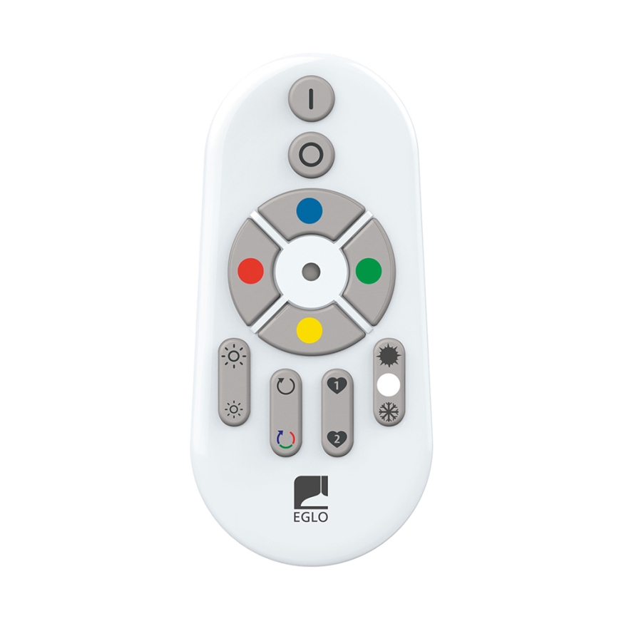 Eglo - LED RGB dimmbare Deckenleuchte SALOBRENA-C LED/30,5W/230V + Fernbedienung