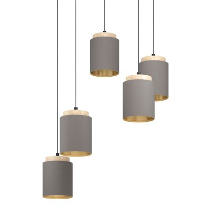 Eglo - Hängeleuchte 5xE27/40W/230V Spinne