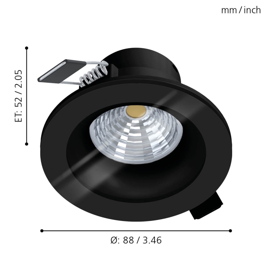 Eglo - LED dimmbares Badezimmerleuchte LED/6W/230V 4000K IP44