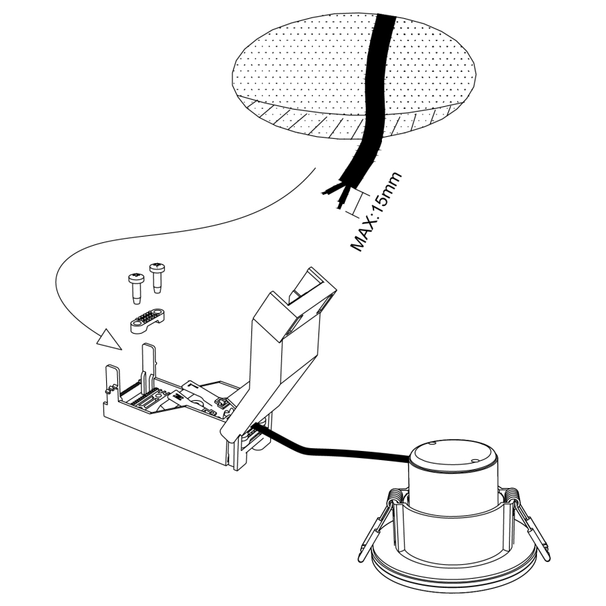 Eglo - LED dimmbares Badezimmerleuchte LED/6W/230V 4000K IP44