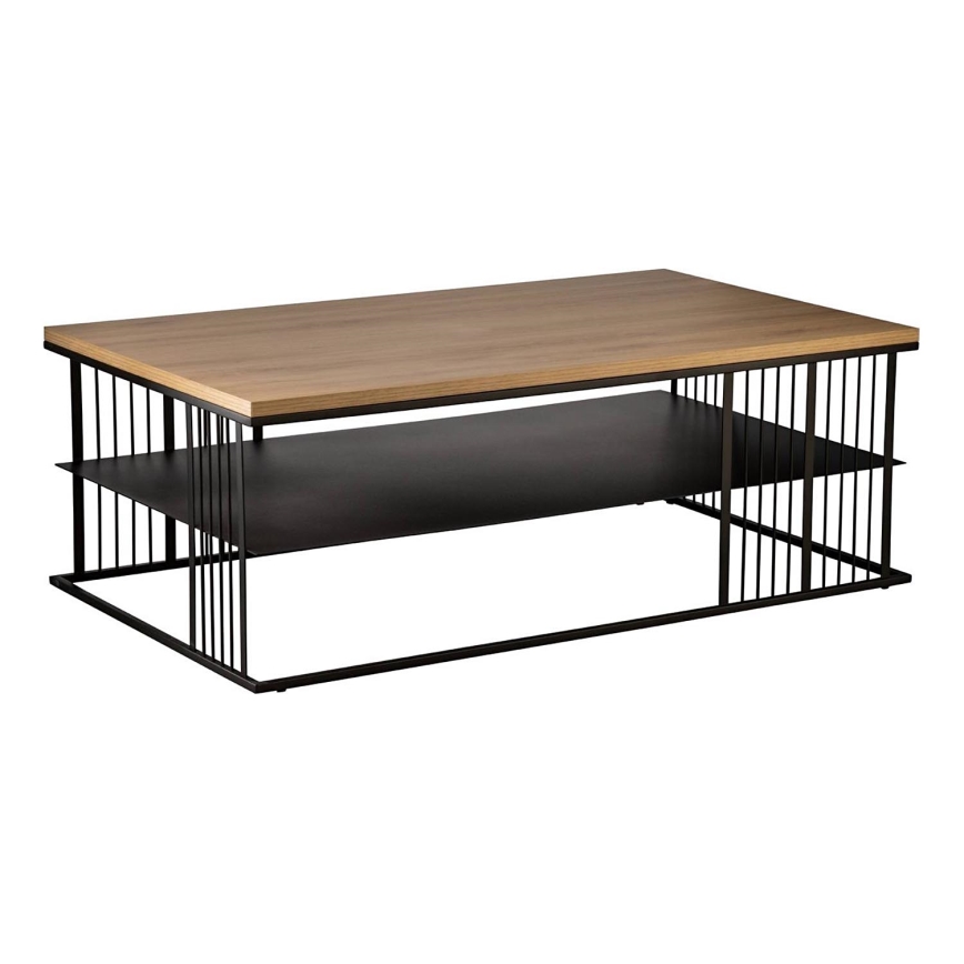 Eglo - Couchtisch 36x100 cm braun/schwarz