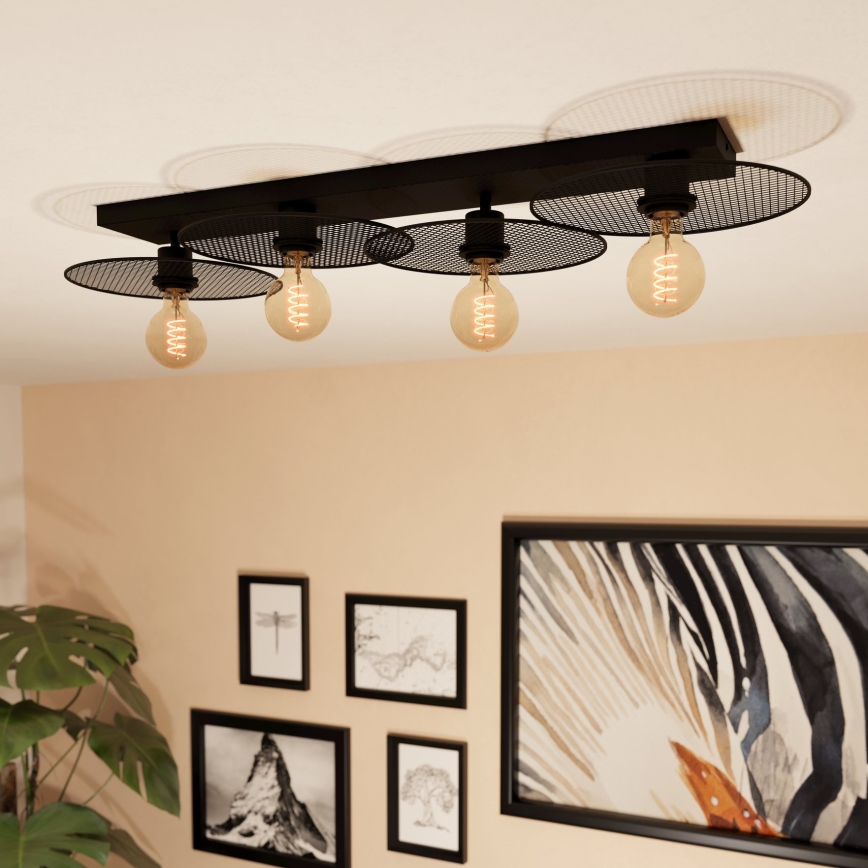 Eglo - Deckenleuchte 4xE27/40W/230V