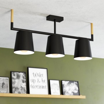 Eglo - Deckenleuchte mit Stange 3xE27/40W/230V