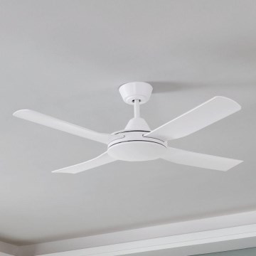 Eglo - Deckenventilator 52W/230V mit Fernbedienung, weiß