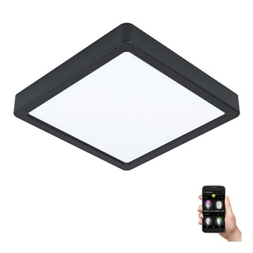 Eglo - dimmbare LED-Badezimmer-Deckenleuchte LED/16,5W/230V IP44 ZigBee 21x21 cm