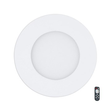 Eglo - Dimmbare LED-Einbauleuchte LED/5W/230V + Fernbedienung Ø 12 cm