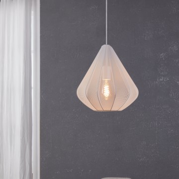 Eglo - Hängeleuchte 1xE27/40W/230V d 33,5 cm weiß
