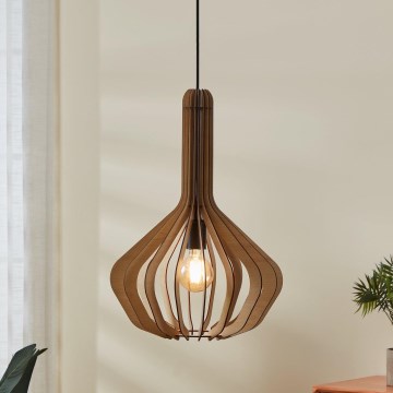 Eglo - Hängeleuchte an Kabel 1xE27/40W/230V Ø 38 cm beige