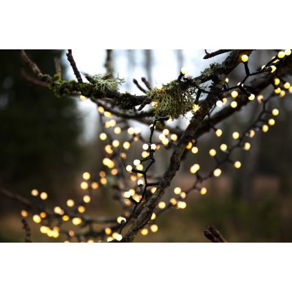 Eglo - LED-Außen-Lichterkette 700xLED/8 Funktionen 19m IP44 warmweiß