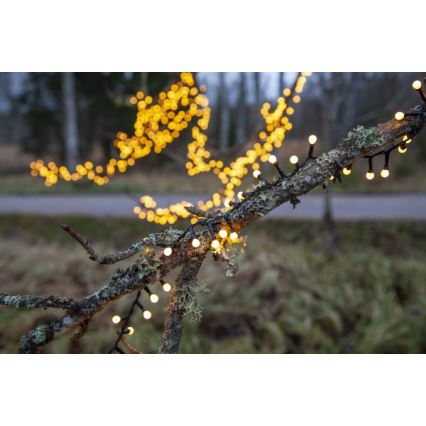 Eglo - LED-Außen-Lichterkette 700xLED/8 Funktionen 19m IP44 warmweiß