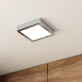 Eglo - LED-Badezimmer-Deckenleuchte LED/11W/230V IP44, Chrom glänzend, 16x16 cm