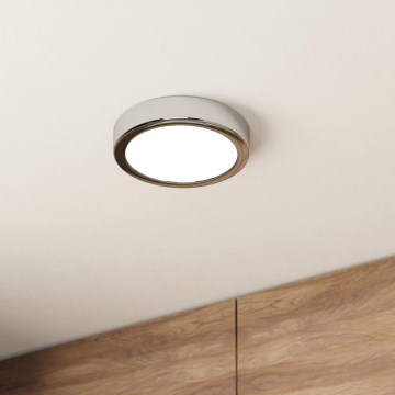 Eglo - LED Badezimmer-Deckenleuchte LED/11W/230V IP44 glänzender Chrom Ø 16 cm