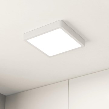 Eglo - LED Badezimmer-Deckenleuchte LED/17W/230V IP44 weiß 21x21 cm