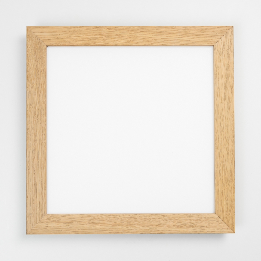 Eglo - LED dimmbares Deckenpanel POZZALLO WOOD LED/21W/230V 2700-6500K 49,5x49,5 cm Braun + Fernbedienung