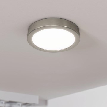 Eglo - LED-dimmbare Deckenleuchte LED/11W/230V mattchrom Ø 16 cm