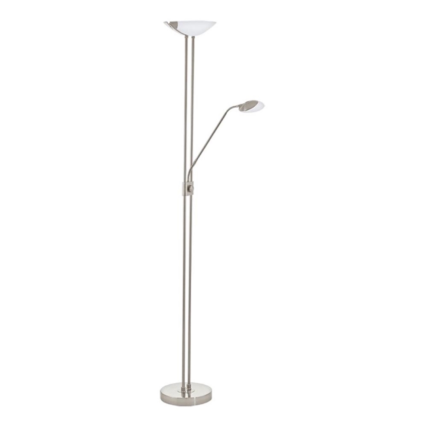 Eglo - LED dimmbare Stehleuchte LED/20W + LED/2,5W mattchrom