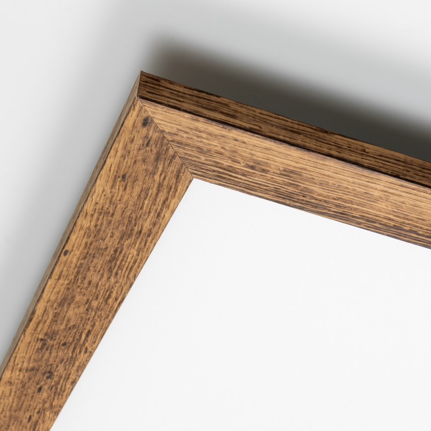 Eglo - LED dimmbares Aufbaumodul SALOBRENA 2 WOOD LED/25W/230V 4000K 49,5x49,5 cm braun