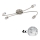 Eglo - LED Einbauleuchte MY CHOICE 4xE14/4W/230V mattchrom/weiß/schwarz