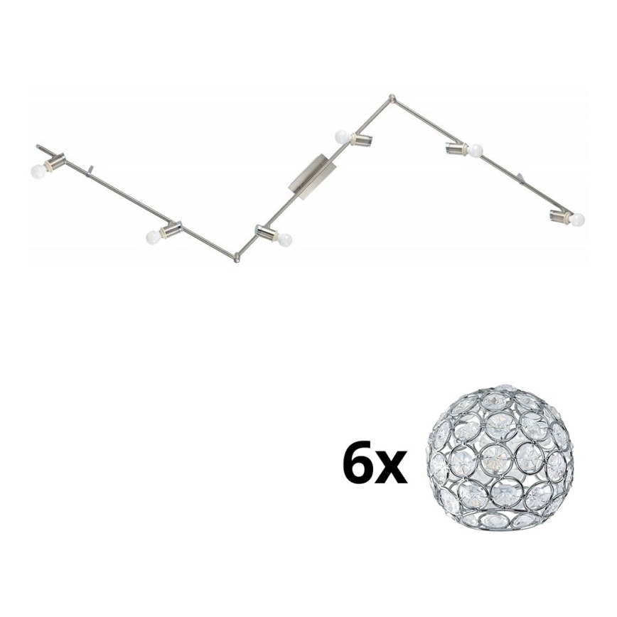 Eglo - LED Einbauleuchte MY CHOICE 6xE14/4W/230V mattchrom