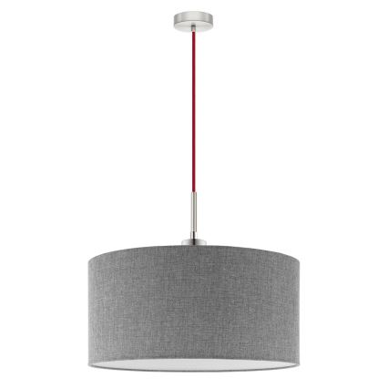 Eglo - LED Hängeleuchte an Kabel TUNJA 1xE27/60W/230V grau