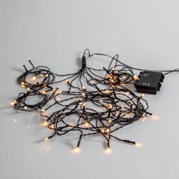 Eglo - LED Outdoor Weihnachtskette 64xLED/1 Funktion 2,7m IP44 warmweiß
