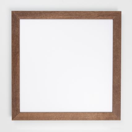 Eglo - LED RGB dimmbares Aufbaumodul SALOBRENA-C WOOD LED/30,5W/230V 2700-6500K 64x64 cm dunkelbraun + Fernbedienung