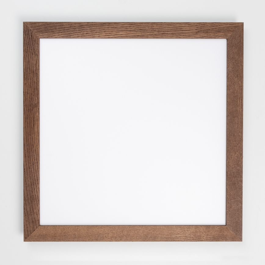 Eglo - LED RGB dimmbares Aufbaumodul SALOBRENA-C WOOD LED/30,5W/230V 2700-6500K 64x64 cm dunkelbraun + Fernbedienung