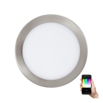 Eglo - LED-RGB-dimmbare Einbauleuchte FUEVA-C LED/15,6W/230V Ø 22,5 cm