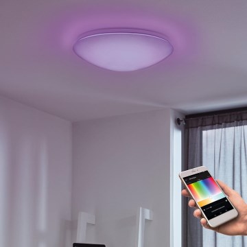Eglo - LED RGB dimmbare Wand-Deckenleuchte GIRON-C LED/17W/230V