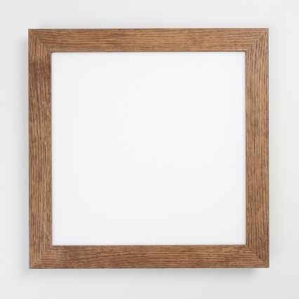 Eglo - LED RGB dimmbares Aufbaumodul SALOBRENA-C WOOD LED/24W/230V 2700-6500K 49,5x49,5 cm dunkelbraun + Fernbedienung