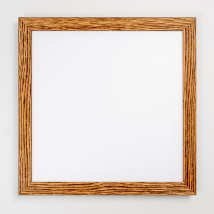 Eglo - LED RGB dimmbares Aufbaumodul SALOBRENA-C WOOD LED/30,5W/230V 2700-6500K 64x64 cm braun + Fernbedienung