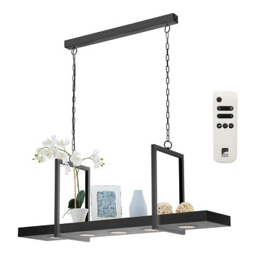 Eglo - LED RGB Dimmbarer Kronleuchter an Kette 5xLED/6W/230V + Fernbedienung