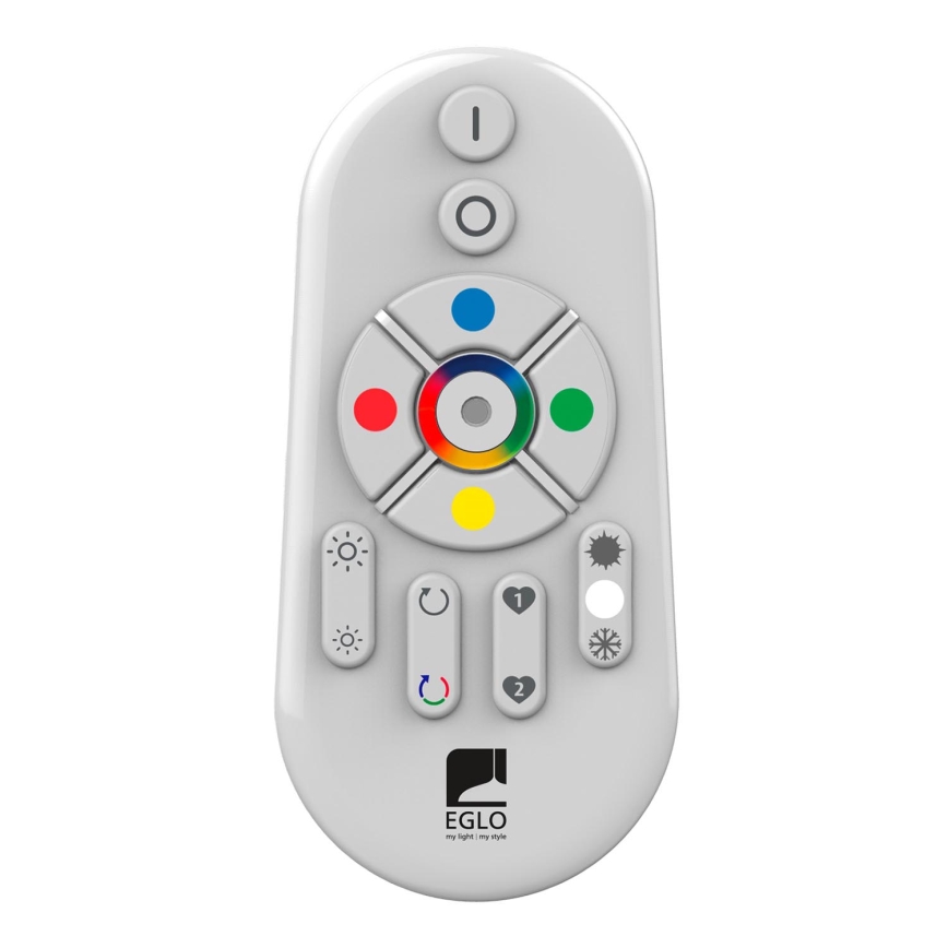 Eglo - LED RGBW dimmbares Aufbaupanel SALOBRENA-C WOOD LED/34W/230V 2700-6500K 34x124 cm braun + Fernbedienung