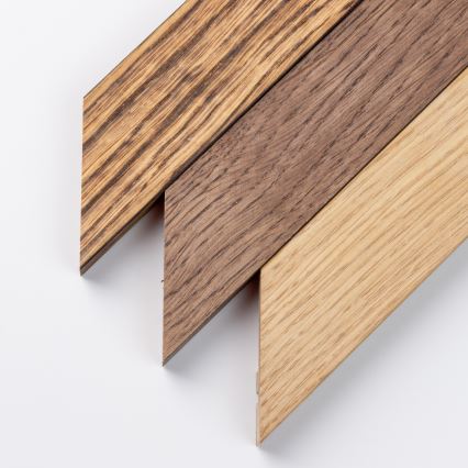 Eglo - LED RGBW dimmbares Aufbau-Panel SALOBRENA-C WOOD LED/34W/230V 2700–6500K 34×124 cm dunkelbraun + Fernbedienung