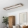 Eglo - LED RGBW dimmbares Aufputz-/Einbaupanel SALOBRENA-C WOOD LED/34W/230V 2700-6500K 34x124 cm braun + Fernbedienung
