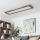 Eglo - LED RGBW dimmbares Aufputz-/Einbaupanel SALOBRENA-C WOOD LED/34W/230V 2700-6500K 34x124 cm dunkelbraun + Fernbedienung