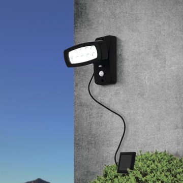 Eglo - LED-Solar-Wandleuchte mit Sensor, 1,2 V/600 mAh, IP44