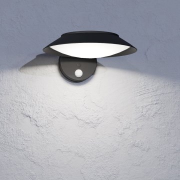 Eglo - LED-Solar-Wandleuchte mit Sensor LED/7W/3,7V 2200 mAh IP44