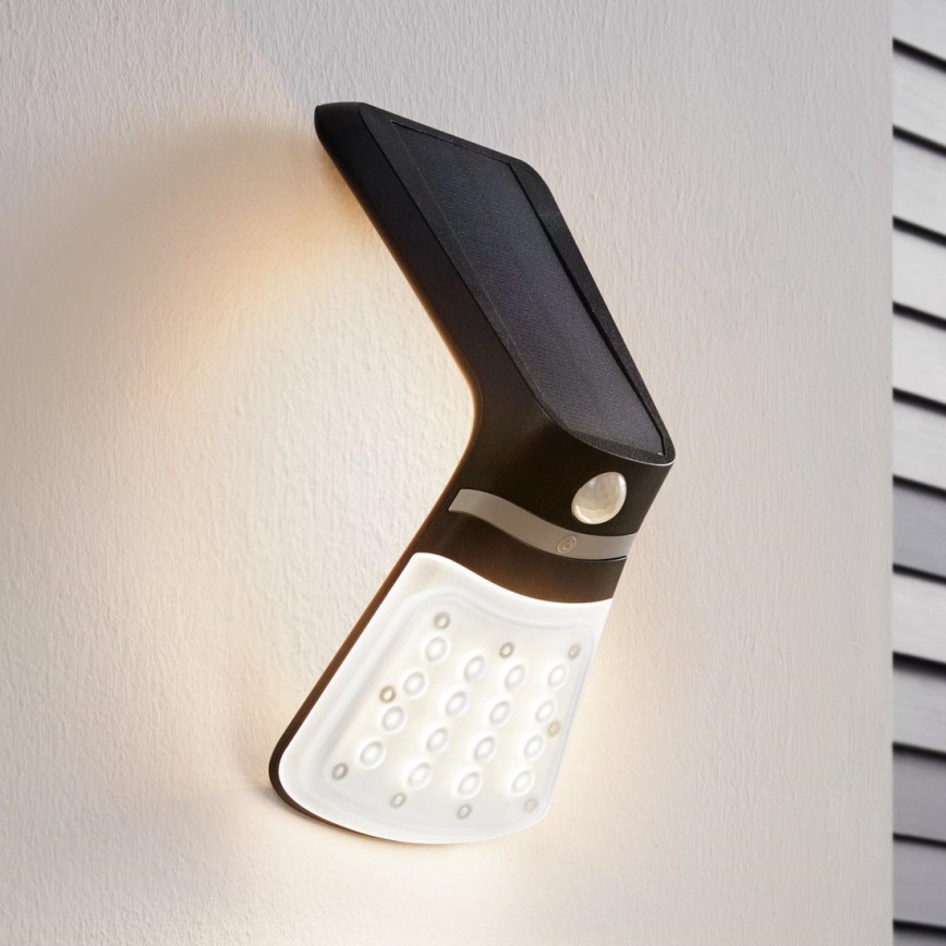 Eglo - Solarleuchte mit Sensor LED/2W/3,7V 1200 mAh IP44