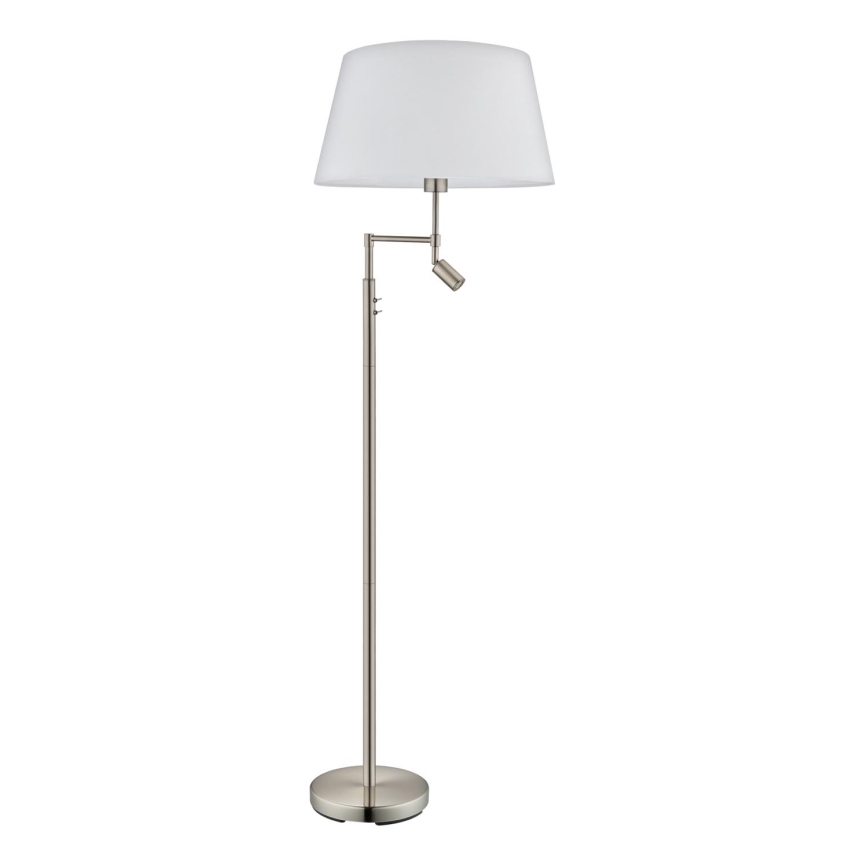 Eglo - Stehlampe 1xE27/60W + 1xLED/2,1W