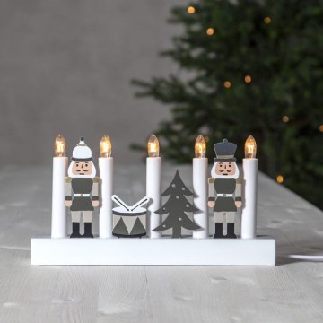 Eglo - Weihnachtskerzenhalter 5xE10/3W/230V