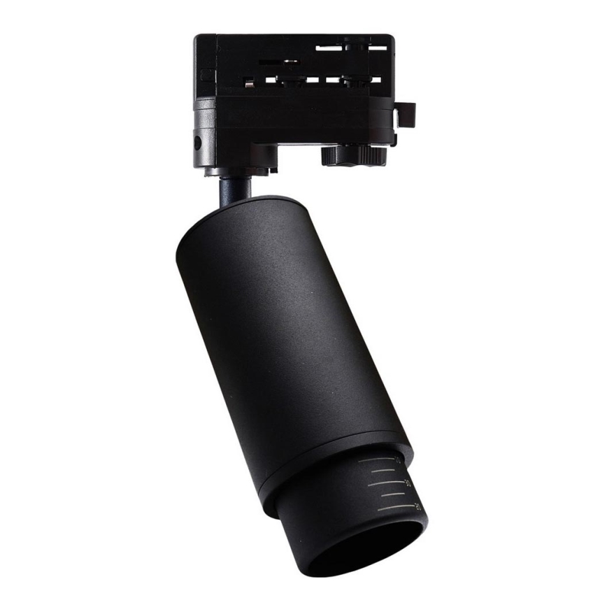 Einbau-Strahler für 3-Phasen-Schienensystem MICA 1xGU10/25W/230V schwarz