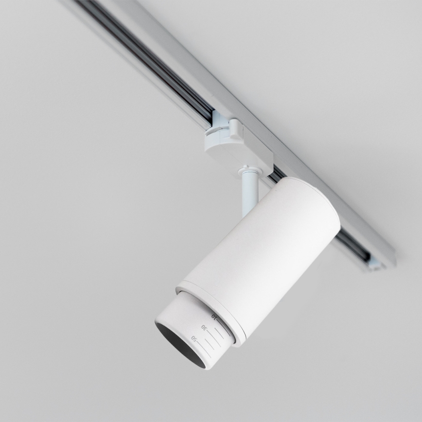 Einbau-Strahler für Schienensystem MICA 1xGU10/25W/230V einphasig weiß